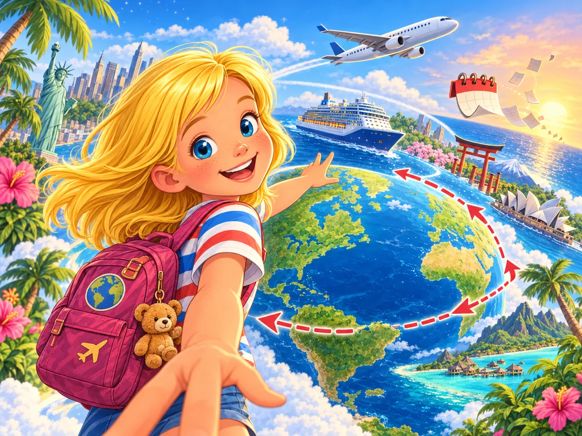 Sammy on her long trip in 2026