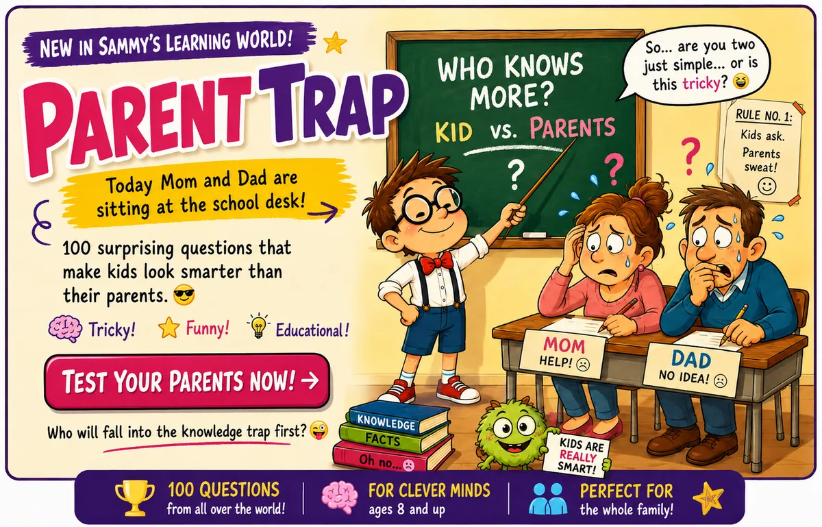 The Parent Trap – children test their parents with 100 surprising questions