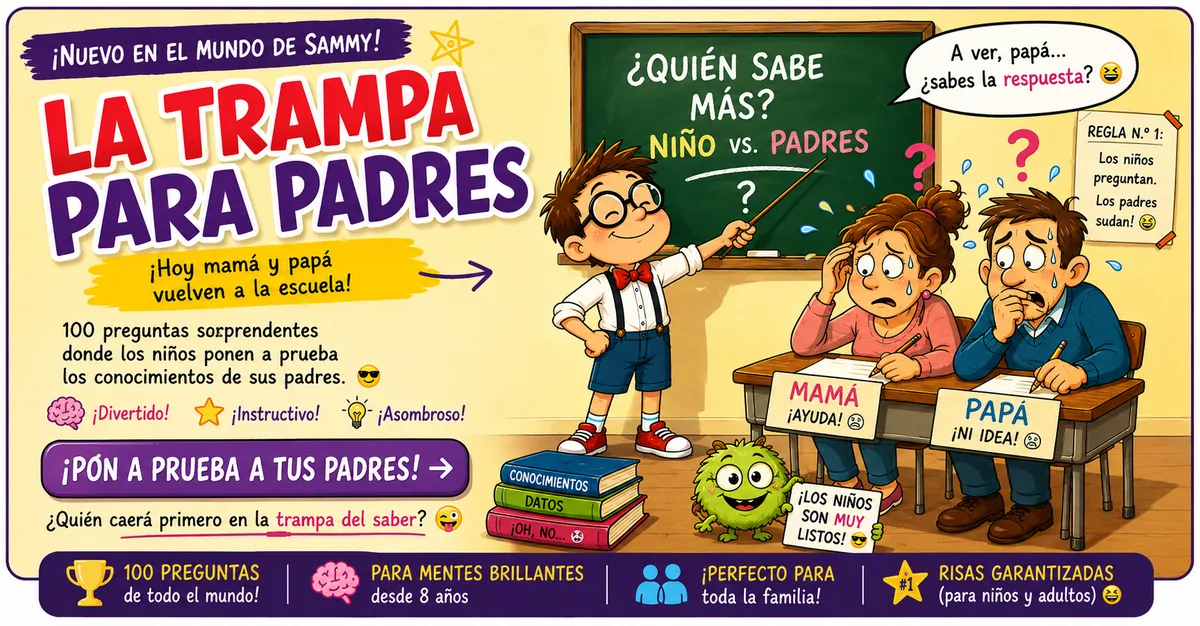 La trampa para padres: los niños ponen a prueba a sus padres con 100 preguntas sorprendentes